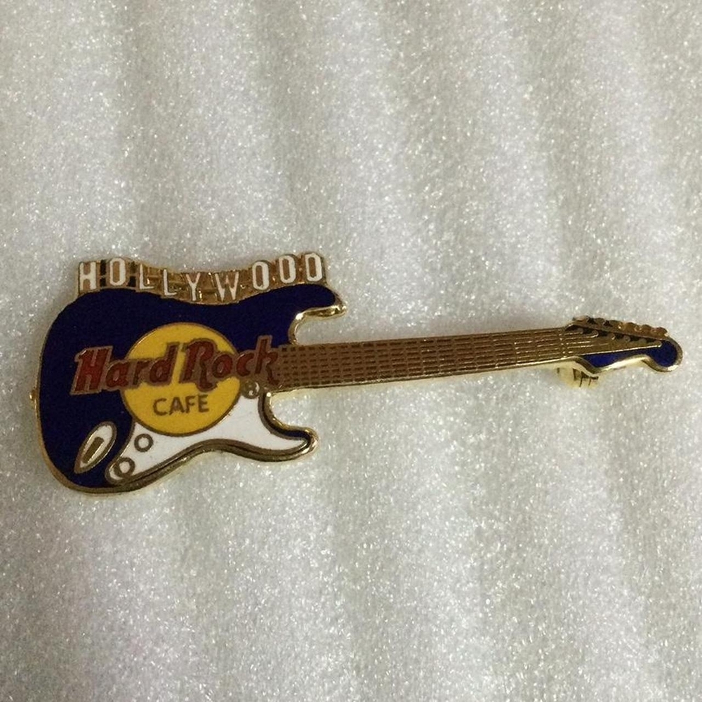 Hard Rock Cafe Hollywood Guitar Pin